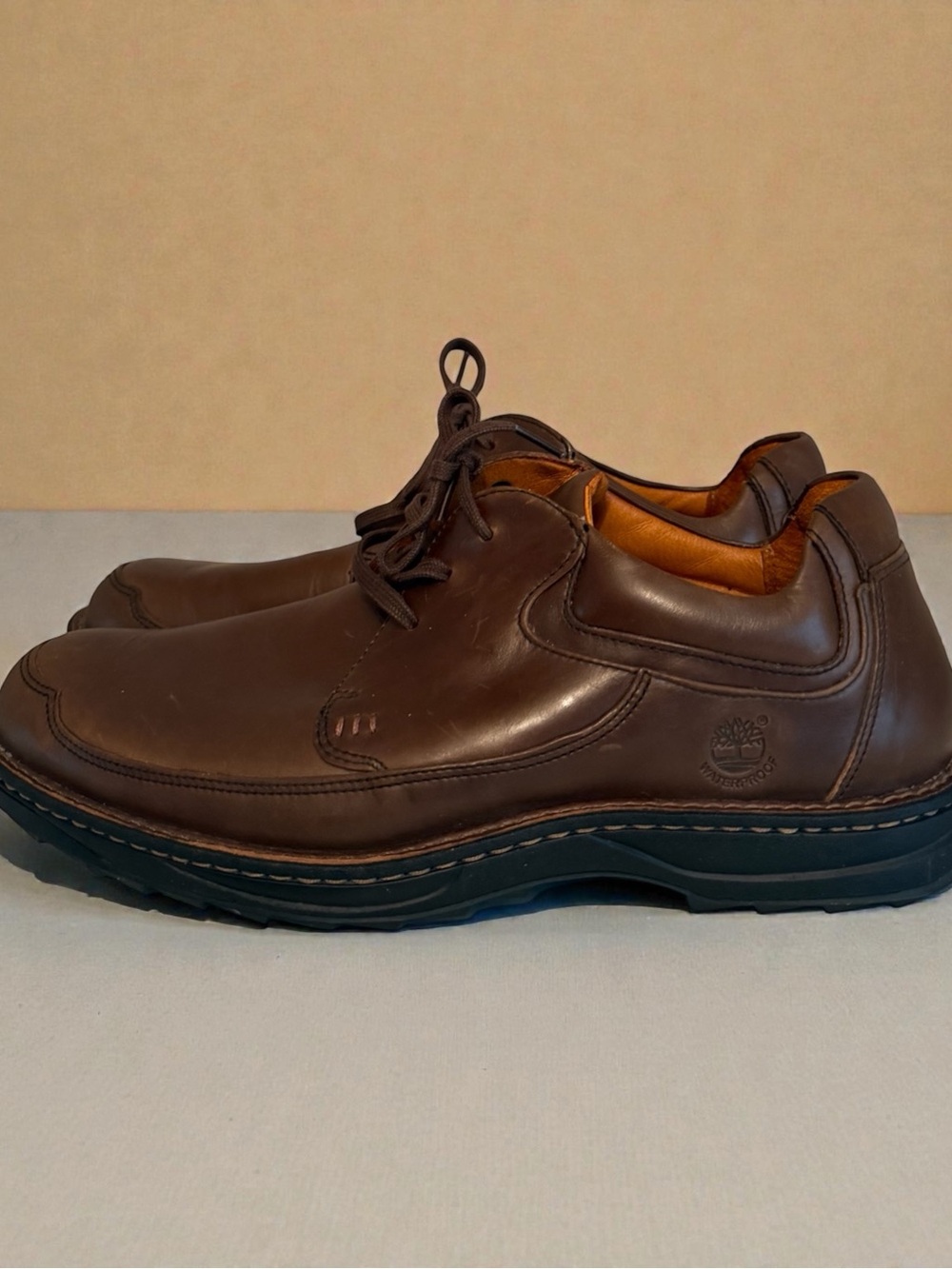 Timberland Smart Comfort System Brown Leather Oxford Shoes 73510 Men's 11 11.5